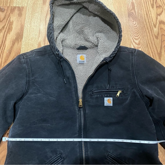 Carhartt Jacket Blue Size S (4/6) Fur Lining Vintage - Picture 2 of 6